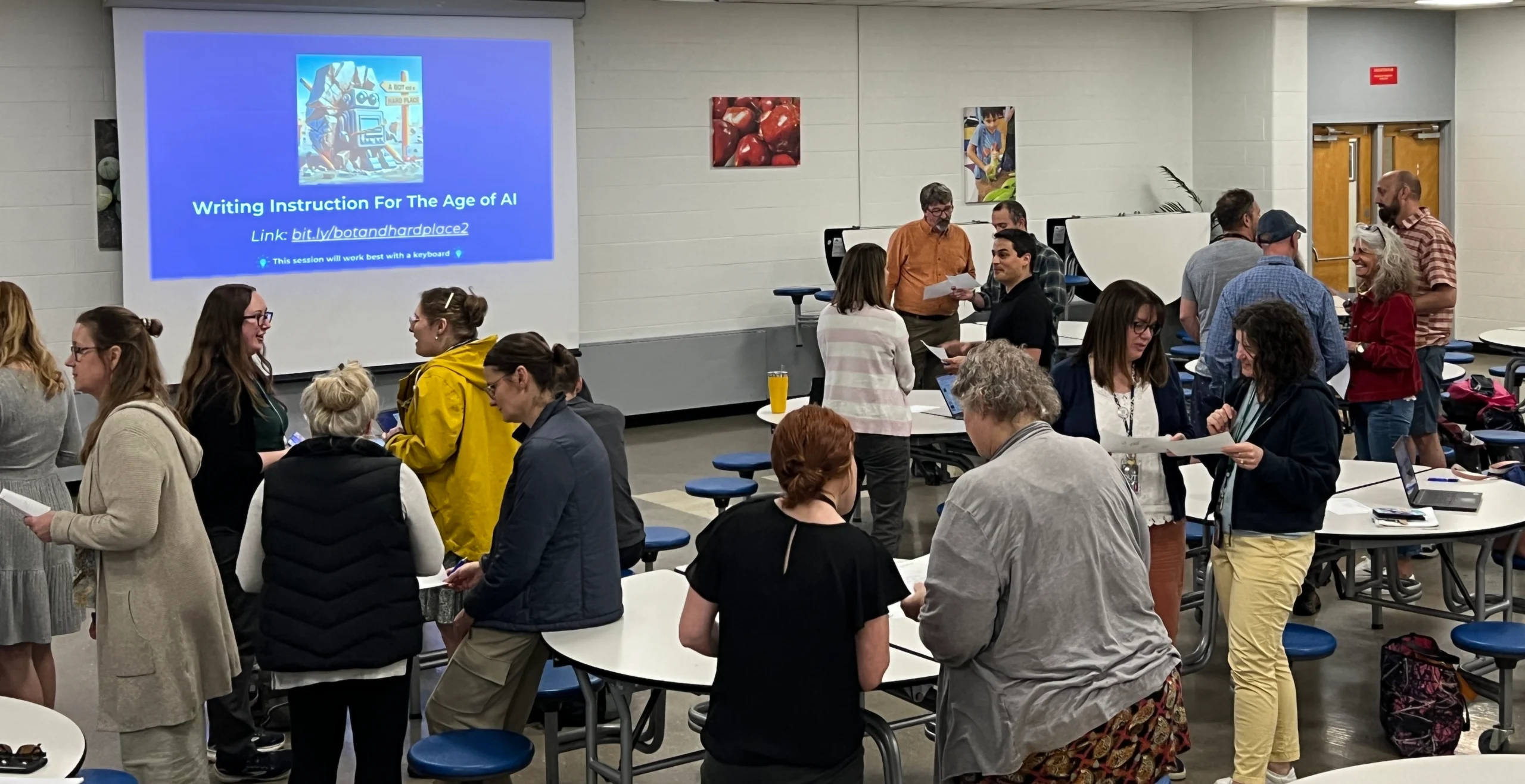 Essex-Westford Schools (VT) take part in A Bot and a Hardplace: Writing Instruction for the Age of AI