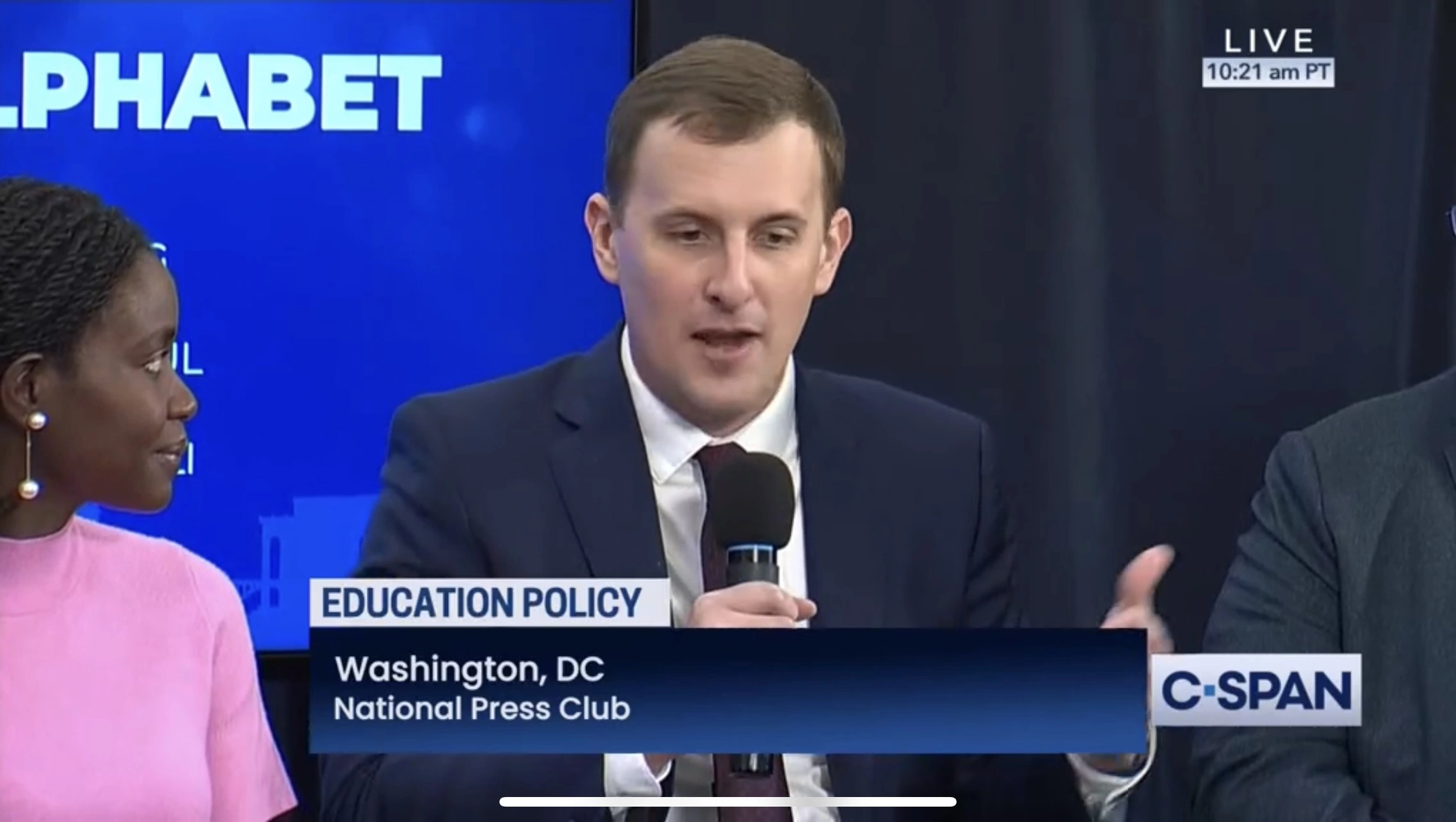 Adam Sparks speaks on AI policy with policy makers in Washington, DC